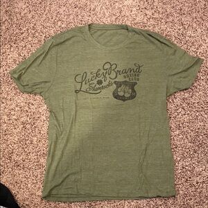 Lucky Brand Men's Green T-Shirt
